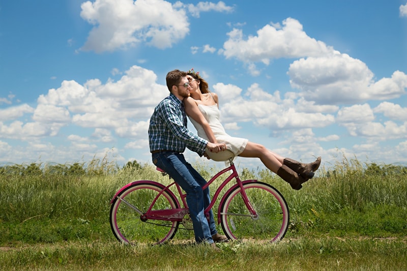 自転車と恋人